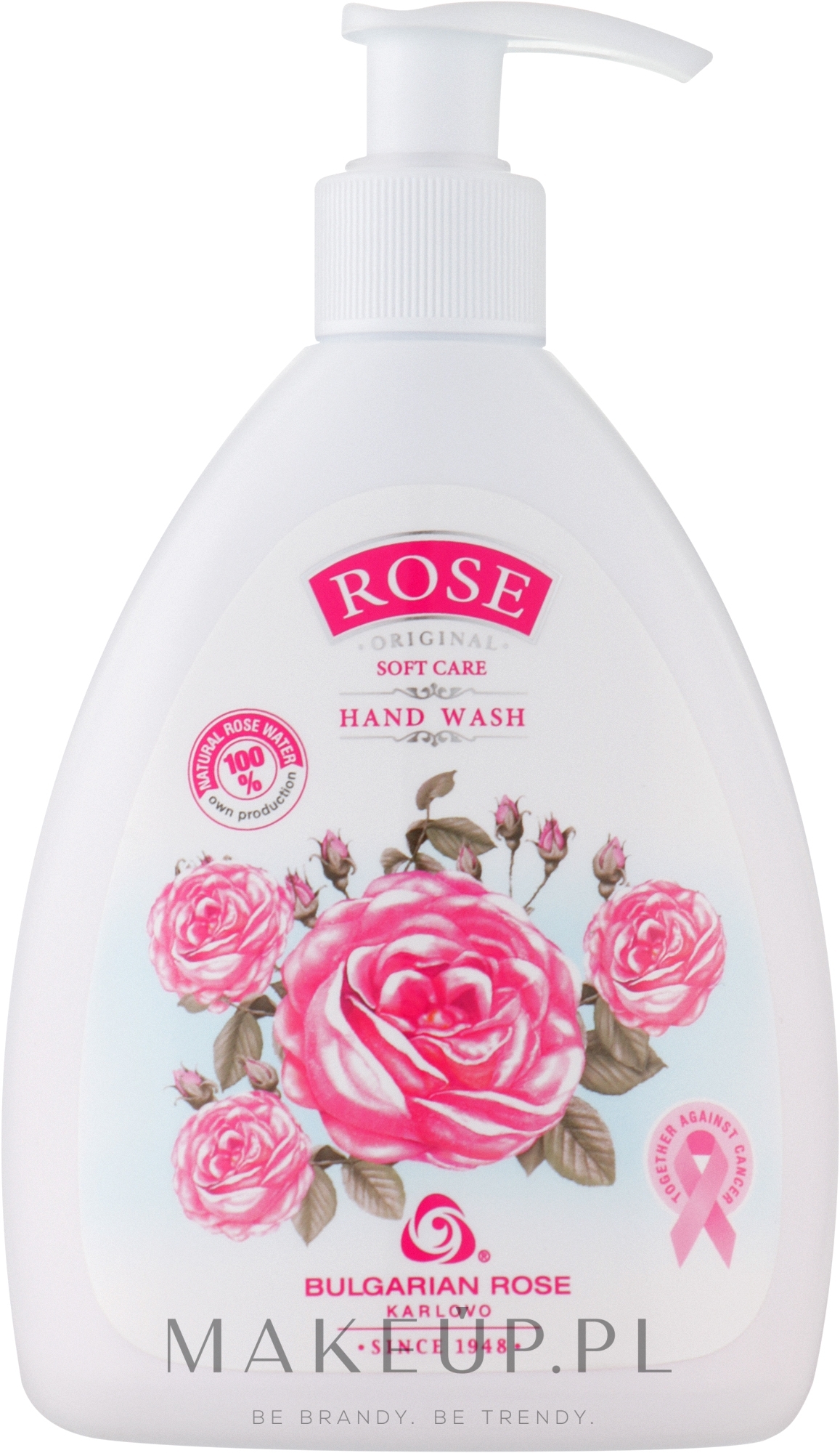 Mydło do rąk z naturalną wodą różaną i gliceryną - Bulgarian Rose Rose Original Soft Care Hand Wash — Zdjęcie 290 ml