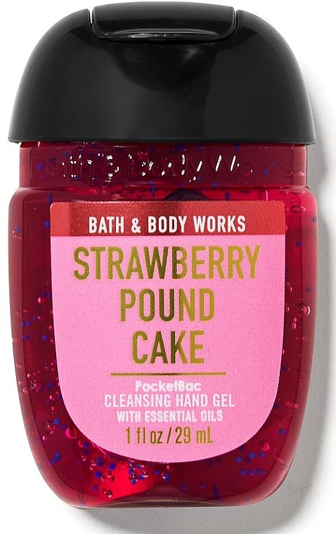 Antybakteryjny żel do rąk Strawberry Pound Cake - Bath and Body Works Anti-Bacterial Hand Gel — Zdjęcie N1