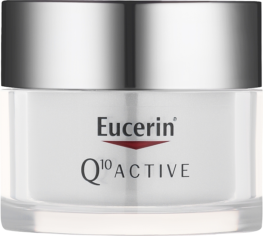 Przeciwzmarszczkowy krem do twarzy na noc - Eucerin Q10 Active Night Cream  — Zdjęcie N1