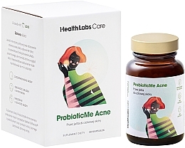 Suplement diety Probiotyk z cynkiem - Health Labs Care Probiotic Me Acne — Zdjęcie N1