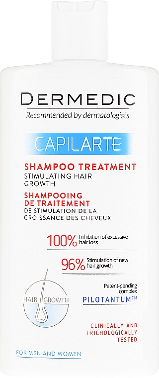 Szampon-kuracja stymulująca wzrost włosów - Dermedic Capilarte Shampoo — Zdjęcie N2