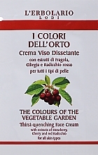 Krem do twarzy - L'erbolario The colours Of The Vegetable Garden Thirst-quenching Face Cream (próbka) — Zdjęcie N1