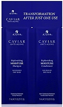 Kup Zestaw próbek do pielęgnacji włosów - Alterna Caviar Anti-Aging Replenishing Moisture (shm/7ml + cond/7ml)