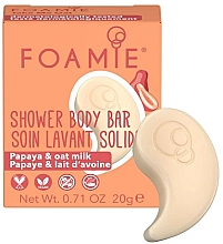 Kup Mydło do ciała w kostce - Foamie Nourishing Shower Soap Oat To Be Smooth Travel Size