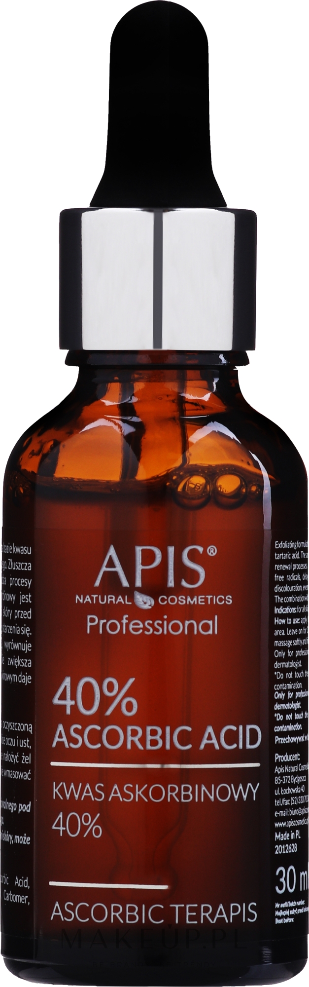 Kwas askorbinowy 40% - APIS Professional Ascorbic TerApis — Zdjęcie 30 ml