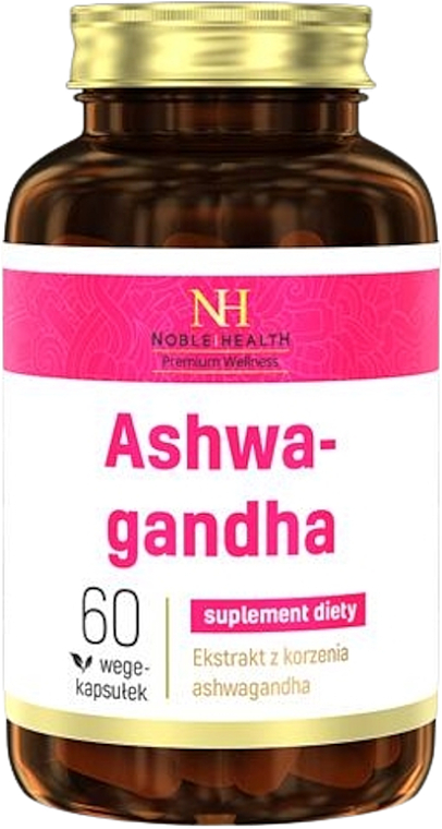 Suplement diety Ashawagandha - Noble Health — Zdjęcie N1