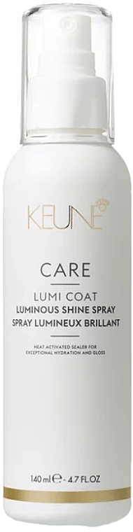 Termoochronny spray do nabłyszczania włosów - Keune Care Lumi Coat Luminous Shine Spray — Zdjęcie N1