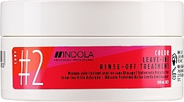 Kup Wygładzająca maska bez spłukiwania do włosów farbowanych - Indola Innova Color #2 Leave-In Rinse-Off Treatment Mask
