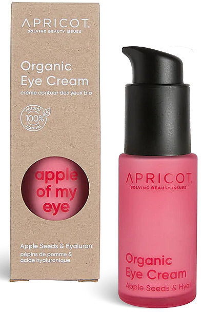 Krem pod oczy - Apricot Apple Of My Eye Organic Eye Cream — Zdjęcie N1
