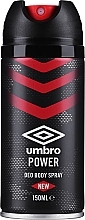Umbro Power - Perfumowany dezodorant w sprayu — Zdjęcie N1