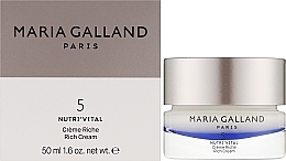 Krem nasycający skórę twarzy witaminami i minerałami - Maria Galland Paris 5 Nutri Vital Rich Cream — Zdjęcie N2