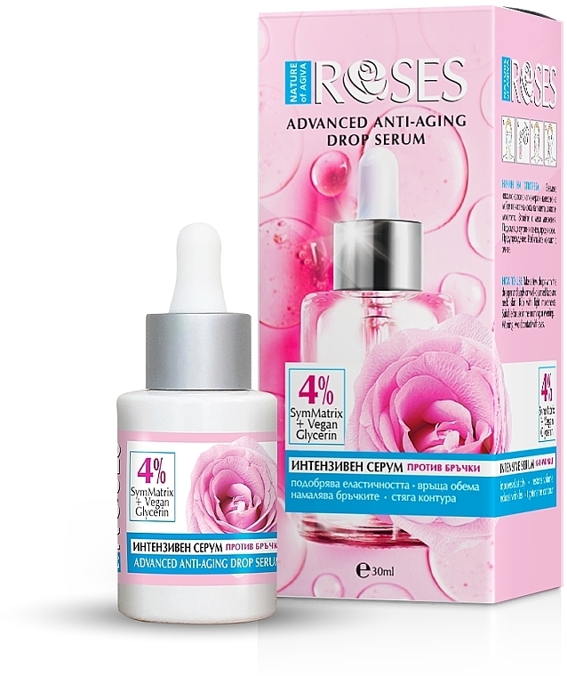 PRZECENA! Intensywne serum przeciwzmarszczkowe - Nature Of Agiva Roses Advanced Anti-Aging Drop Serum * — Zdjęcie N2