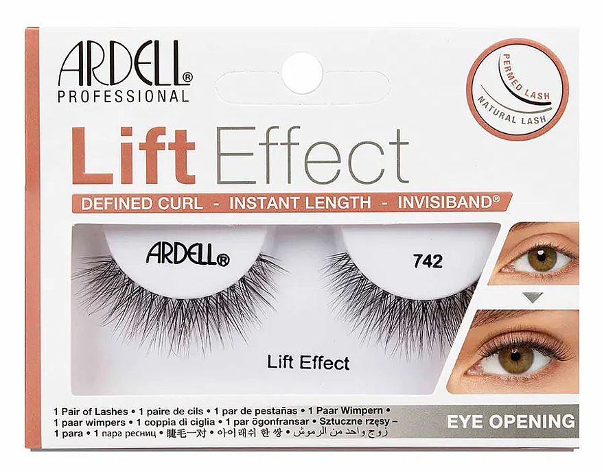 Sztuczne rzęsy - Ardell Lift Effect Invisiband Lash 742 — Zdjęcie N1