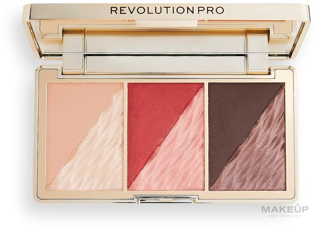 PRZECENA! Paleta do makijażu twarzy - Revolution Pro Crystal Luxe * — Zdjęcie Berry Flush