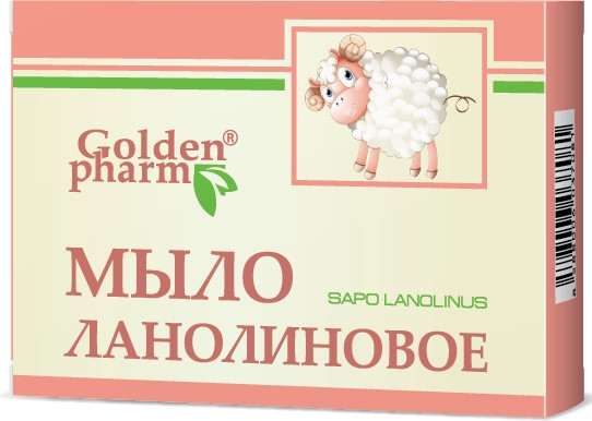 Mydło kosmetyczne Lanolina - Golden Pharm — Zdjęcie N1