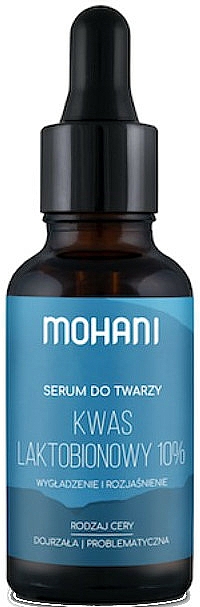 Serum do twarzy Kwas laktobionowy 10% - Mohani Brightening Face Serum With Lactobionic Acid 10% — Zdjęcie N1