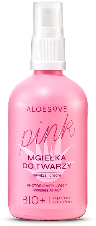 Nawilżający tonik do twarzy - Aloesove Pink Face Spray — Zdjęcie N1