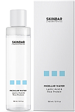 Oczyszczająca woda micelarna z kwasem mlekowym i proteinami ryżu - SKINBAR Lactic Acid & Rice Protein Micellar Water — Zdjęcie N4