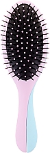 Szczotka do włosów z magnetycznym lusterkiem, różowo-błękitna - Twish Professional Hair Brush With Magnetic Mirror Mauve-Blue — Zdjęcie N2