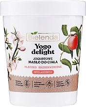 Wygładzające jogurtowe masło do ciała Mleczko brzoskwiniowe - Bielenda Yogo Delight Body Butter Peach Milk — Zdjęcie N1