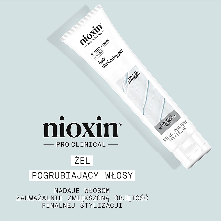 Żel do włosów - Nioxin Pro Clinical Density Defend Hair Thickening Gel — Zdjęcie N2