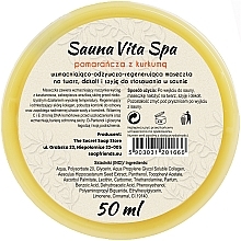 Maseczka do twarzy Pomarańcza i kurkuma - Soap&Friends Sauna Vita Spa — Zdjęcie N2