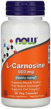 Kup Suplement diety L-karnozyna, 500 mg - Now Foods L-Carnosine Veg Capsules