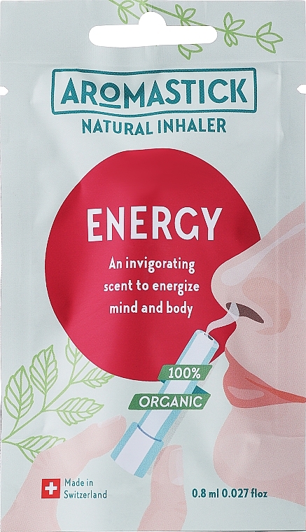 Inhalator zapachowy Energia - Aromastick Energy Natural Inhalator — Zdjęcie N1