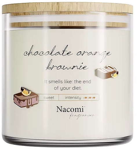 Zapachowa świeca sojowa Chocolate Orange Brownie - Nacomi Fragrances — Zdjęcie N1