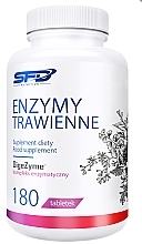 Enzymy trawienne w tabletkach, 180 szt. - SFD Nutrition Digestive Enzymes — Zdjęcie N1