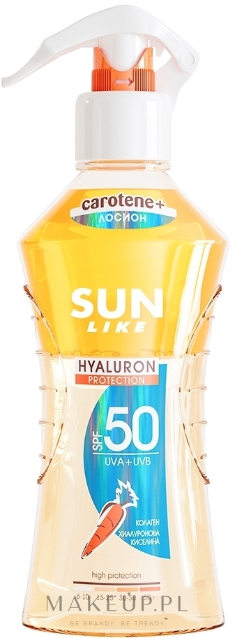 Przeciwsłoneczny balsam do ciała SPF 50 - Sun Like 2-Phase Sunscreen Hyaluron Protection Lotion — Zdjęcie 200 ml