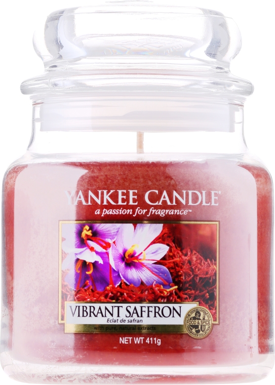 Świeca zapachowa w słoiku - Yankee Candle Vibrant Saffron — Zdjęcie N2