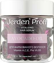 Kup Serum regenerujące w kapsułkach do włosów farbowanych - Jerden Proff Vitalizing Hair Serum Avocado Oil