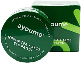 Kup Płatki pod oczy z zieloną herbatą i ekstraktem z aloesu - Ayoume Green Tea + Aloe Eye Patch