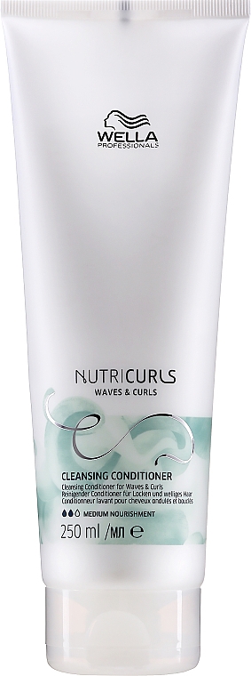 Oczyszczająca odżywka do włosów falowanych i kręconych - Wella Professionals Nutricurls Cleansing Conditioner For Waves And Curls — Zdjęcie N1
