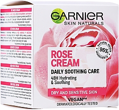 Odżywczy krem kojący do skóry suchej i wrażliwej Woda różana - Garnier Skin Naturals Botanical Cream — Zdjęcie N1