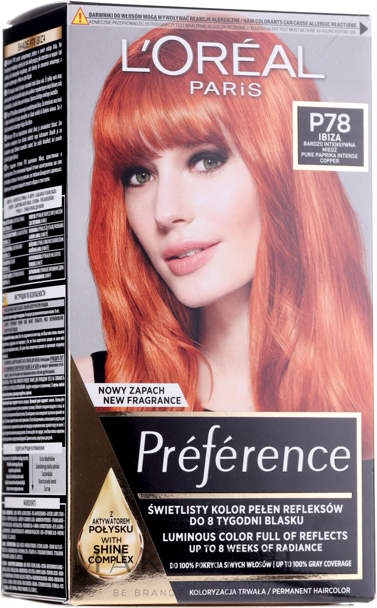 PRZECENA! Farba do włosów - L'Oreal Paris Recital Preference * — Zdjęcie P78 - Ibiza