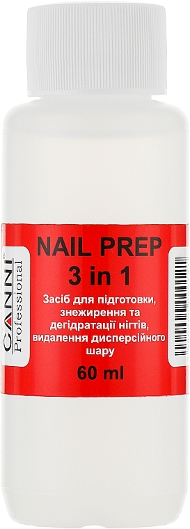 Odtłuszczacz do paznokci - Canni Nail Prep — Zdjęcie N1