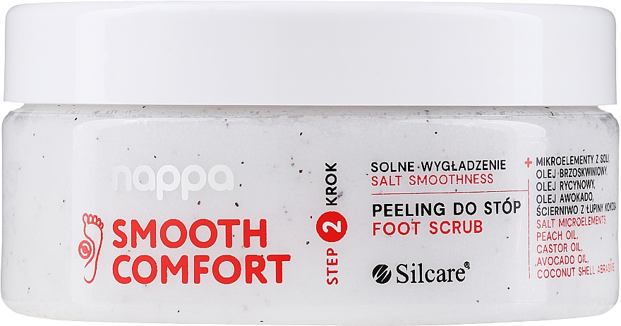 Peeling solny do stóp - Silcare Nappa Smooth Comfort Foot Scrub