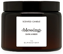 Świeca zapachowa w słoiku - Ambientair The Olphactory Dark Amber Scented Candle — Zdjęcie N2