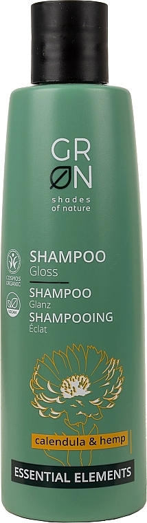 PRZECENA! Szampon nabłyszczający - GRN Essential Elements Brillance Calendula & Hemp Shampoo * — Zdjęcie N1