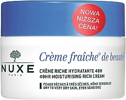 Bogaty krem nawilżająco-kojący do twarzy - Nuxe Crème Fraîche de Beauté Enrichie Soothing And Moisturizing Rich Cream — Zdjęcie N2