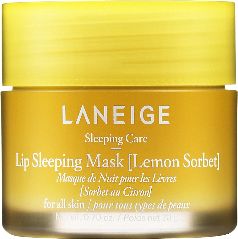 Intensywnie regenerująca maseczka do ust na noc - Laneige Lip Sleeping Mask Lemon Sorbet — Zdjęcie N1
