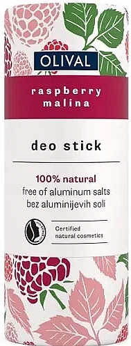 Naturalny dezodorant z malinami - Olival Deo Stick — Zdjęcie N1