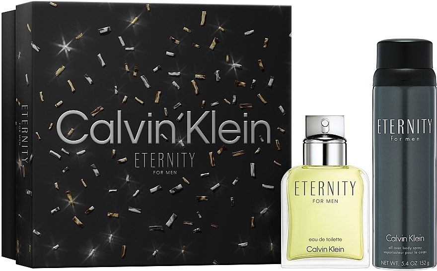 Calvin Klein Eternity For Men - Zestaw (edt 100 ml + deo 150 ml) — Zdjęcie N1