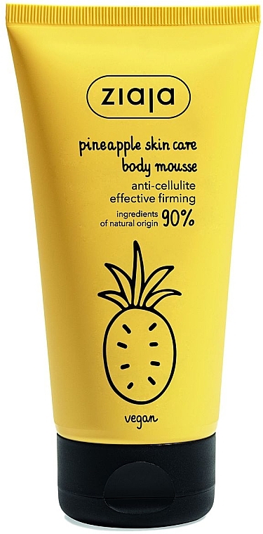 Pianka antycellulitowa do ciała - Ziaja Pineapple Skin Care Body Mousse — Zdjęcie N1