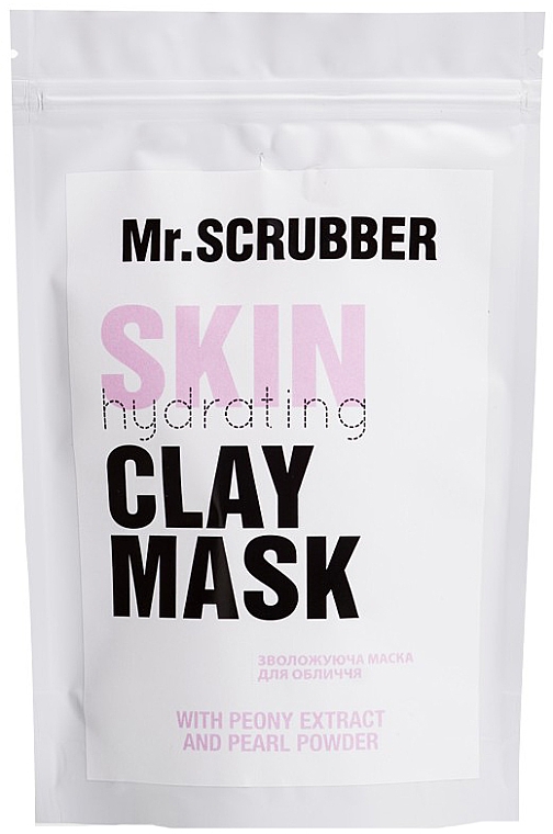 Nawilżająca maska do twarzy - Mr.Scrubber Skin Hydrating Peony Extract Clay Mask — Zdjęcie N1