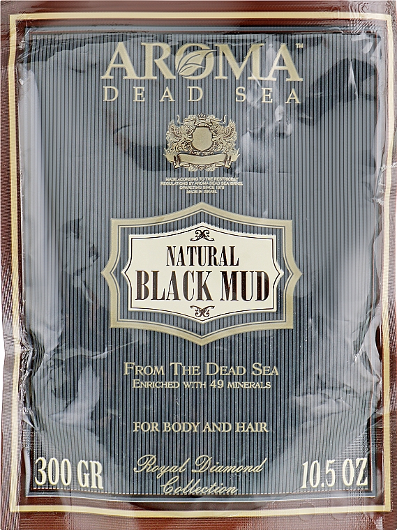 Naturalne czarne błoto z Morza Martwego - Aroma Dead Sea Natural Black Mud