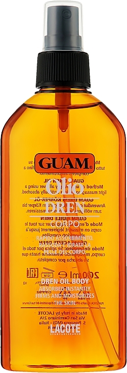 Olej z drenującym efektem - Guam Olio Corpo Dren — Zdjęcie N1