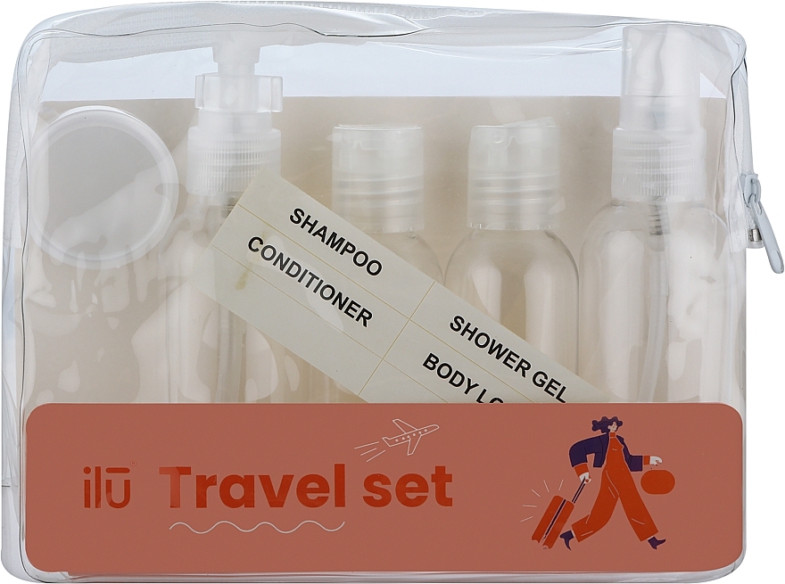 Zestaw podróżnych pojemników, 5 szt. - Ilu Travel Set — Zdjęcie N1